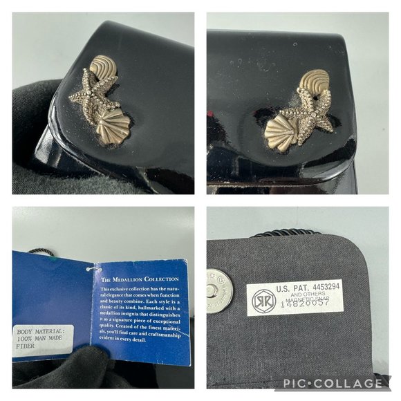 NWT The Medallion Collection Black Small Shoulder Bag - Picture 13 of 14